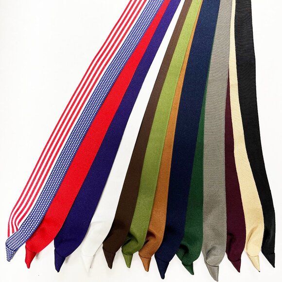 Hat Bands -"Solid Grosgrain Ribbon Handmade Hat Bands" with 2-End Hooks - Picture 1 of 14